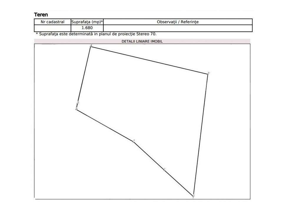 Teren intravilande vanzare, 1680 mp, front 47 ml, zona Auchan IRIS - Imagine principală: 3/3