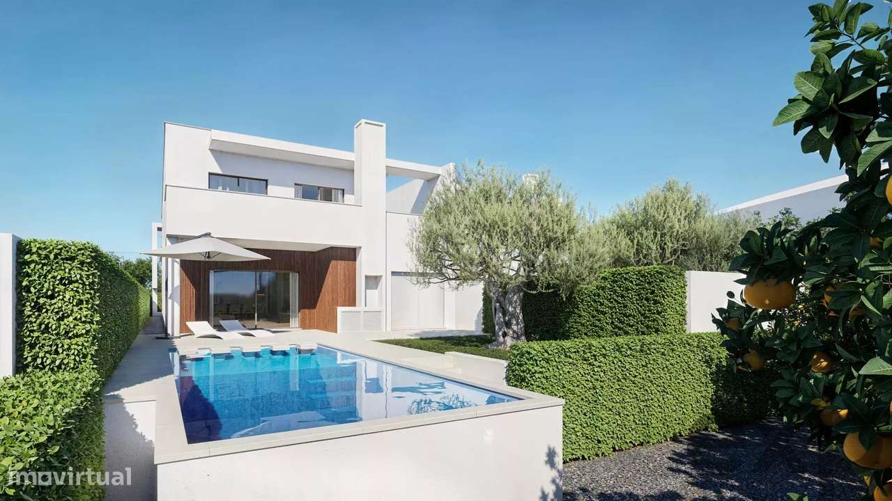 Moradia T4 com Piscina em Bordeira - Santa Bárbara de Nexe - Grande imagem: 4/26