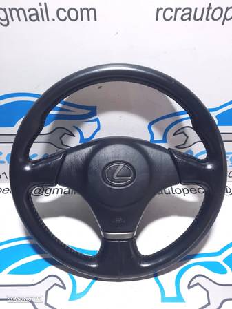 VOLANTE GUIADOR COMPLETO LEXUS IS I 1 MK1 E1 IS200 4510053050C1 PELE AIRBAG - 1