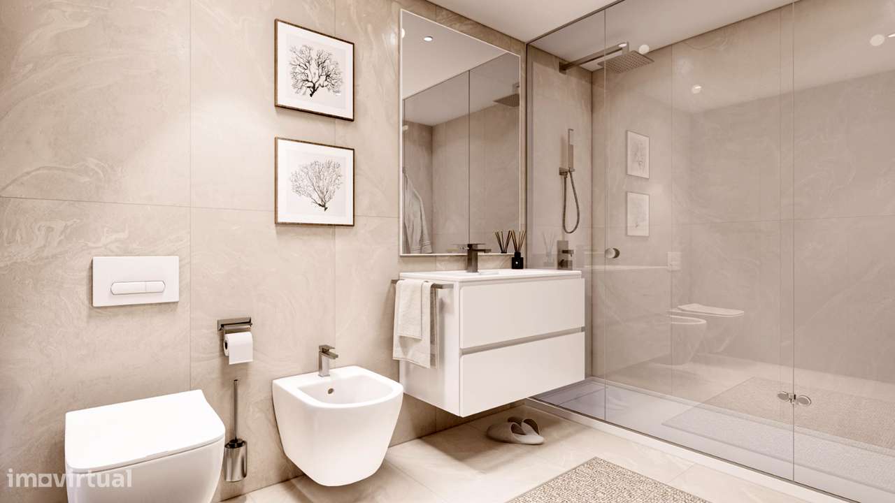 T3 com varanda e garagem-6