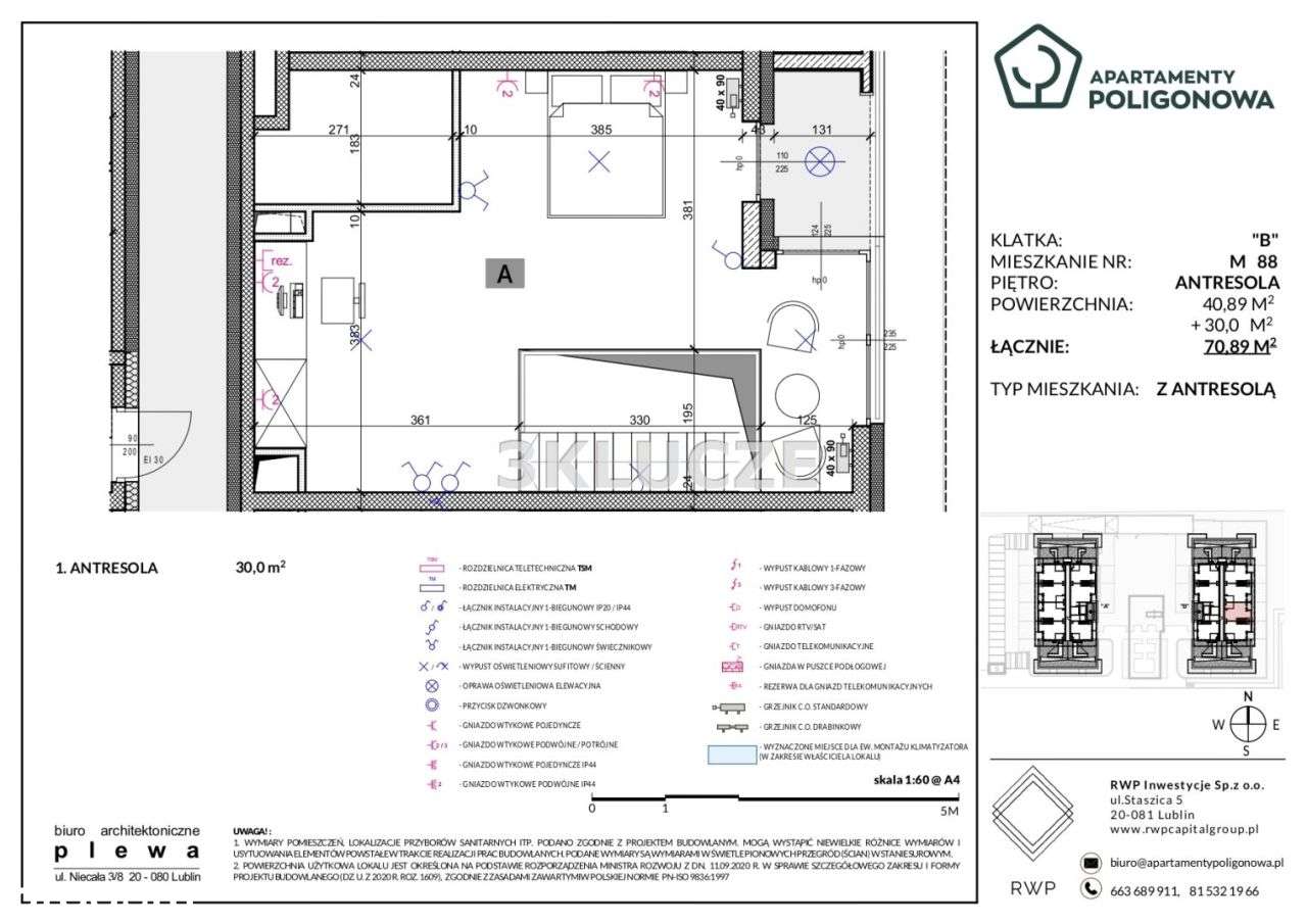 Dwupoziomowy apartament Poligonowa Promocja-2