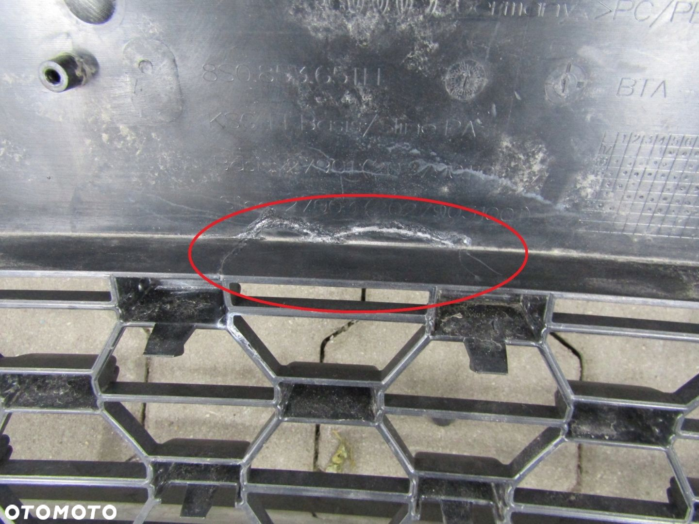 Zderzak przód przedni Audi TT 8S0 S Line Lift 18- - 4