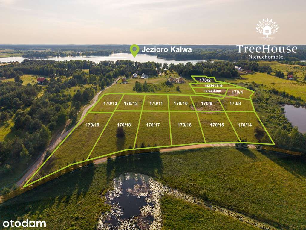 Pasym – działki budowlane nad jeziorem Kalwa - Pełny obrazek: 2/20