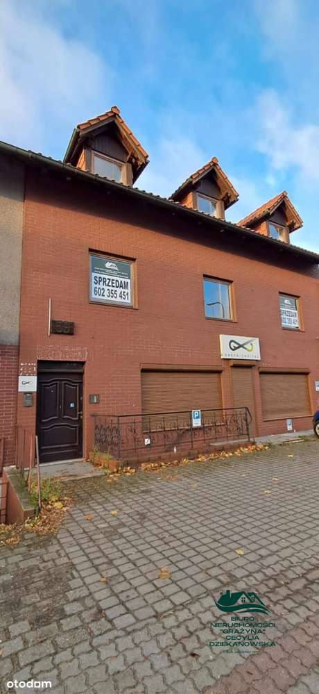 Dom 3kondygnacyjny centrum Aleksandrowa Kujawskiego z działką-1