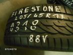 OPONA POJEDYNKA 205/45R17 FIRESTONE FIREHAWK SZ90 DOT 0318 7.3MM - 1