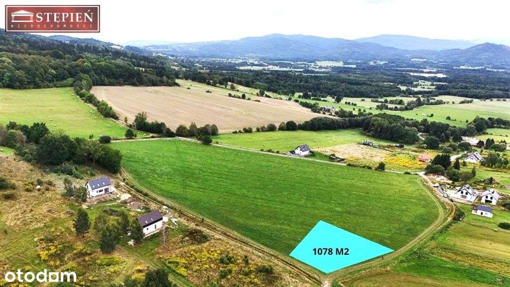 Działka Mn 1078 m² – niepowtarzalny widok na góry