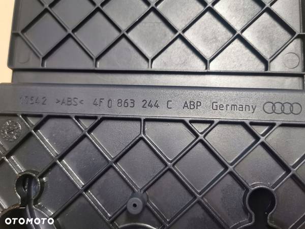 Tunel środkowy tylny Audi A6 C6 4F0863244C granatowy - 4
