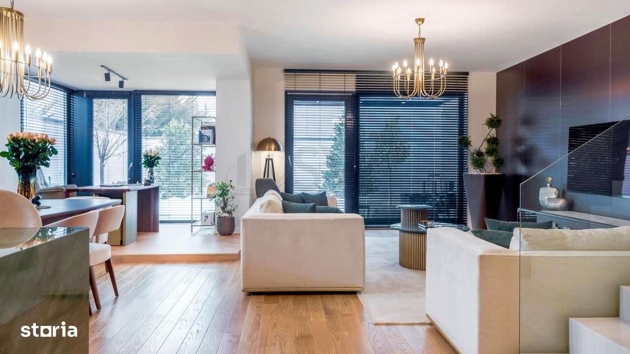 Vila design unic in complexul Zenville Pipera I 5 camere-0