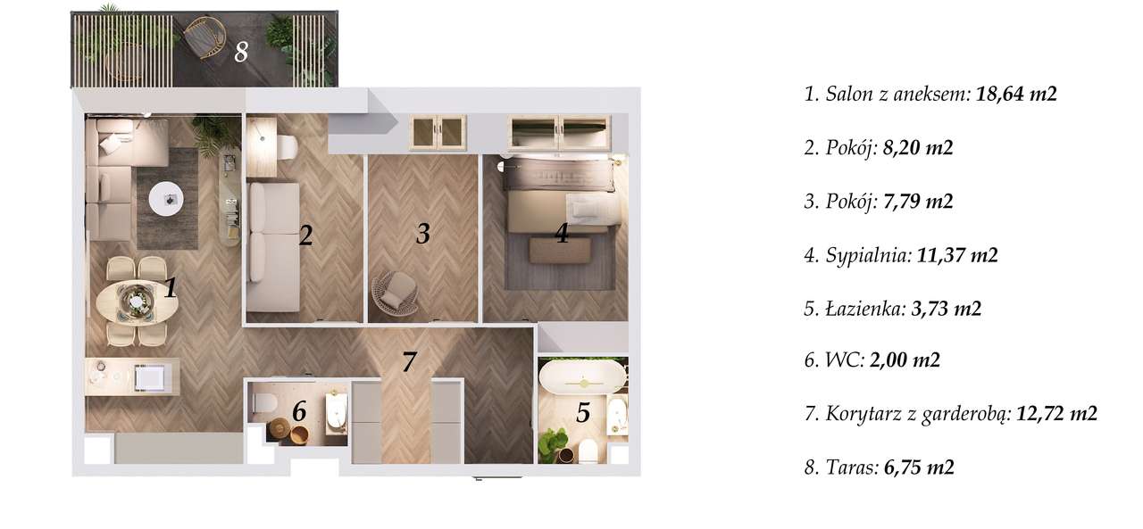 Klucze do odbioru! Apartament z poddaszem!-2