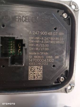 Mercedes A2479004807 Moduł Przetwornica LED Nowa - 2