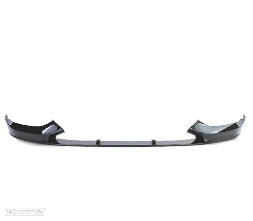 SPOILER LIP FRONTAL PARA BMW F20 F21 LCI 15-19 M PERFORMANCE PRETO BRILHANTE - 2