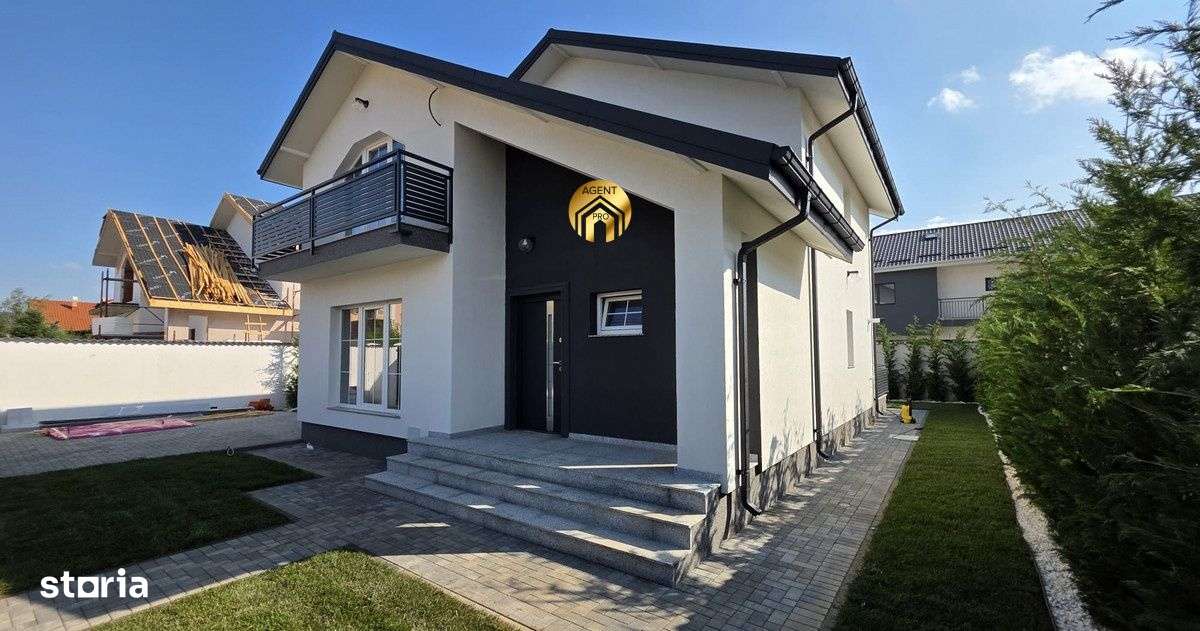 Vila in Bragadiru 4 camere, 413mp teren, LUX-0