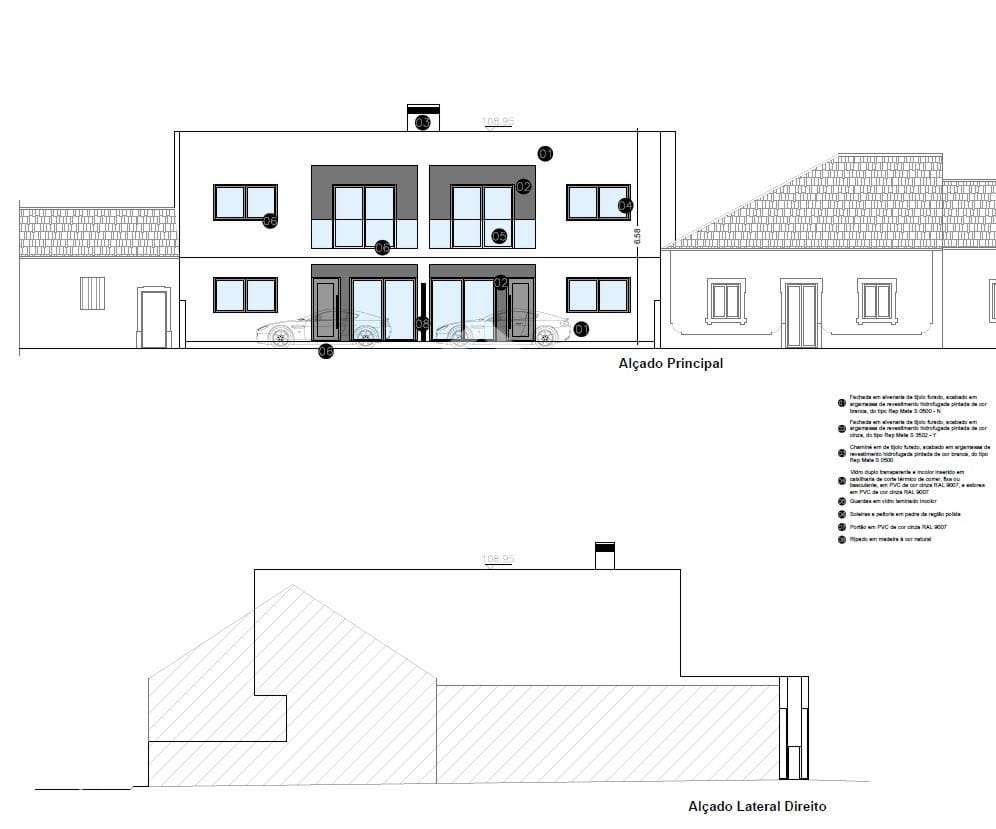 Moradia T4 Nova, em construção, com vista mar e campo em Atalaia, Lour-33
