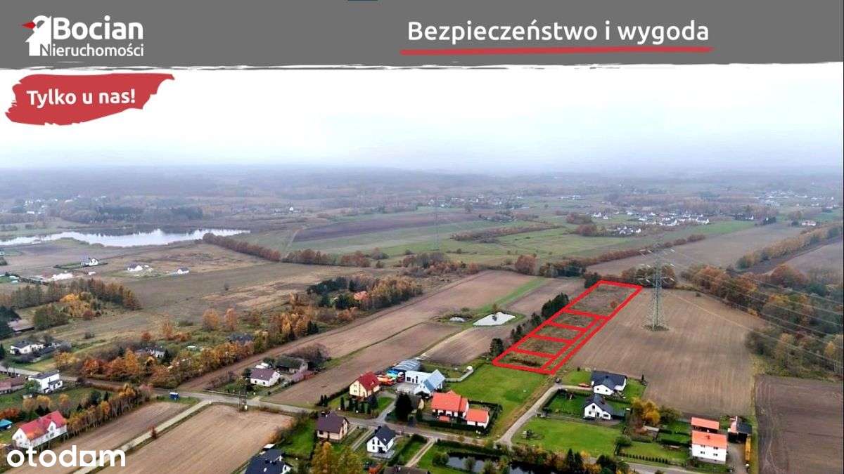 Kompleks płaskich działek nad jeziorem! Przyjaźń!-1