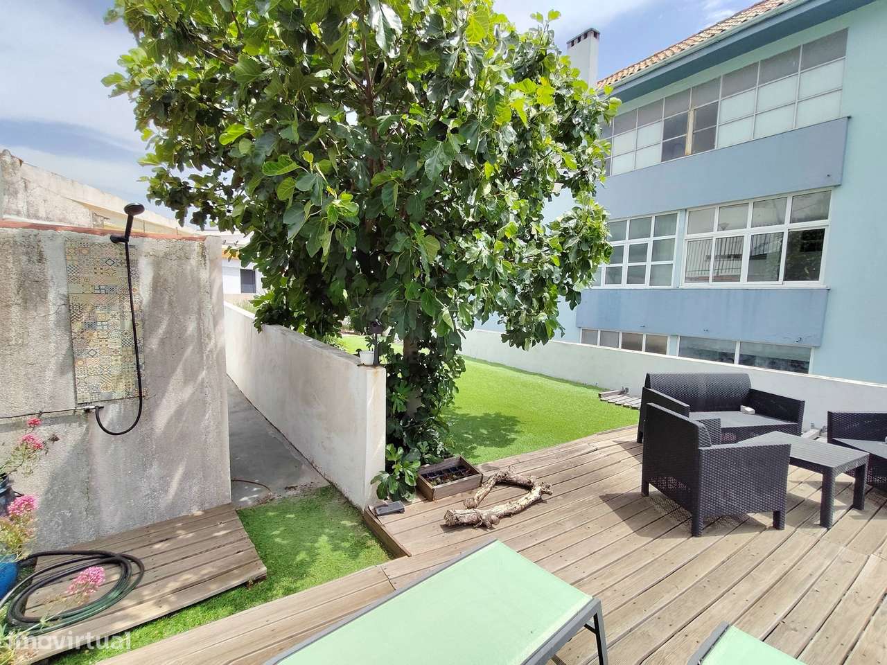 Moradia T1 Duplex Renovada c/ Quintal / Jardim / Piscina-37