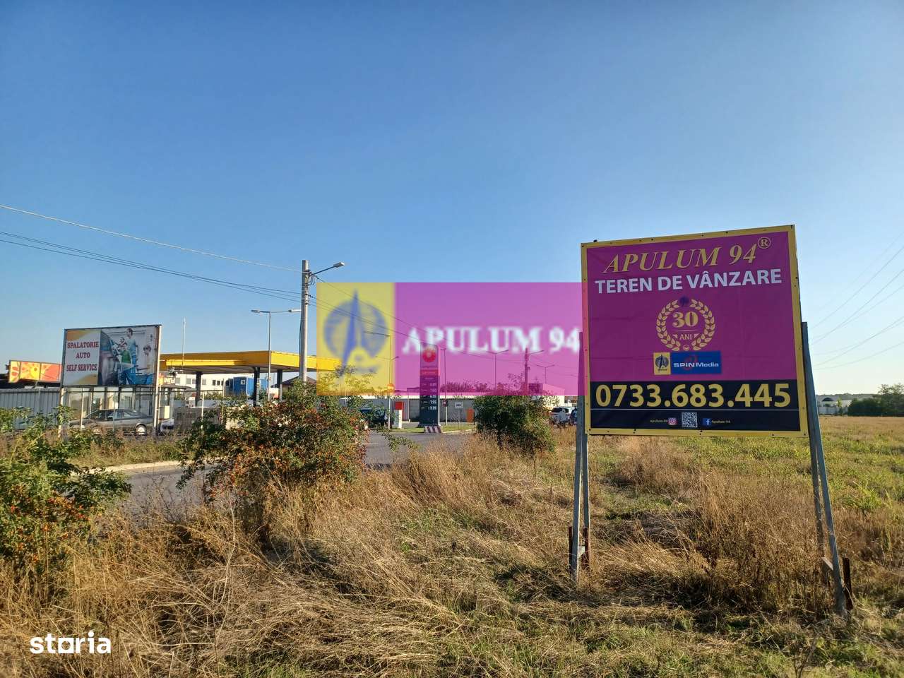 Săbăreni, teren intravilan construibil 3 ha, pe DJ602 - Imagine principală: 2/3