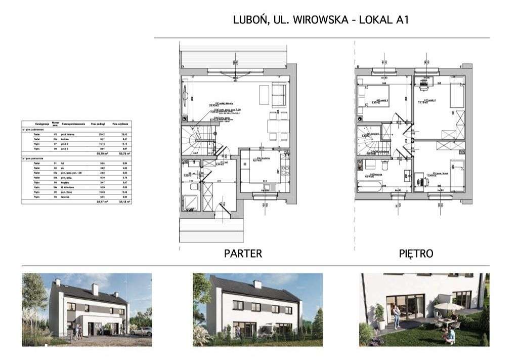 Taniej ! Bliźniak z ogrodem | 4 pokoje | Luboń - Pełny obrazek: 2/7