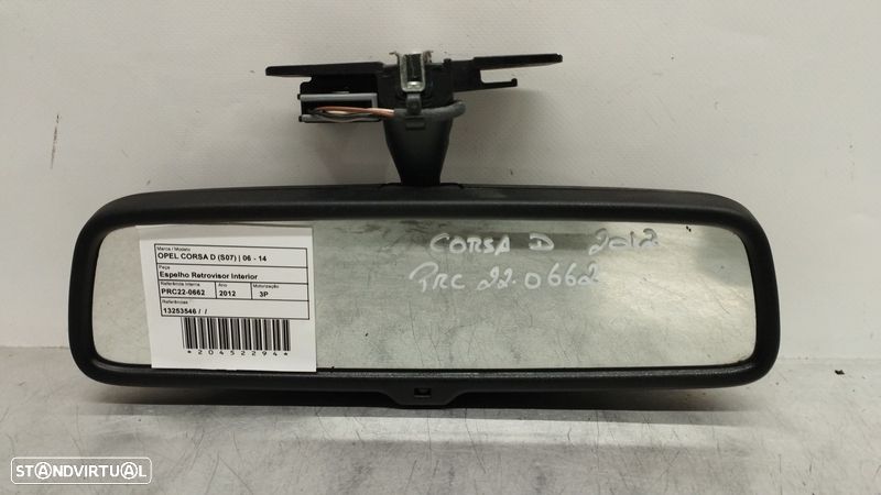 Espelho Retrovisor Interior Opel Corsa D (S07) - 1