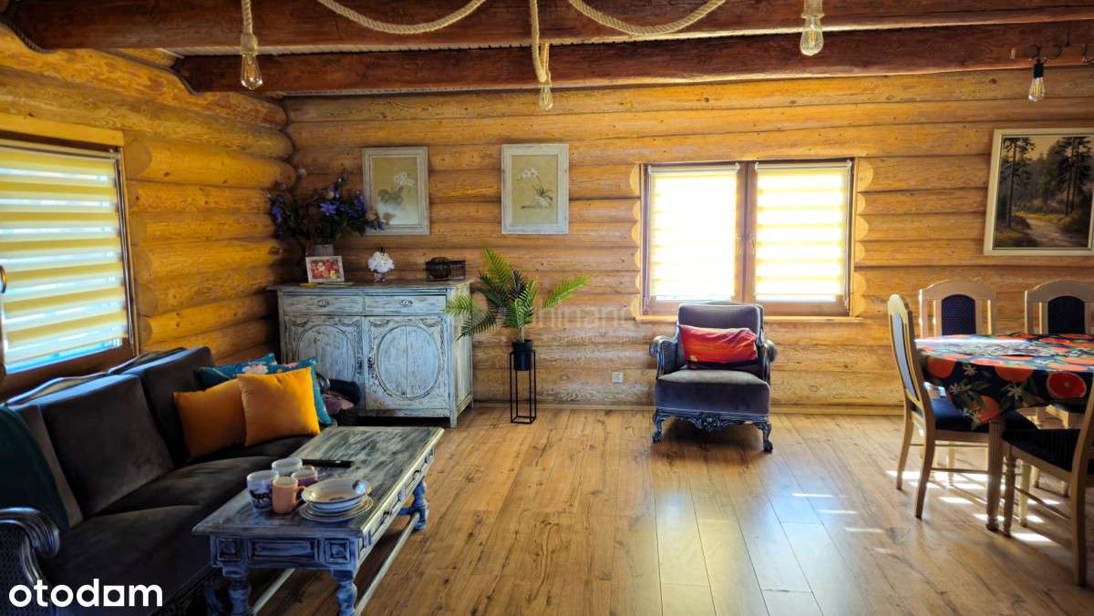Dom z bali nad brzegiem jeziora ślesińskiego - Pełny obrazek: 4/20