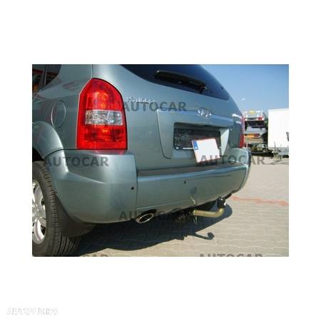 Carlig de remorcare pentru HYUNDAI TUCSON - 5usi. (JM) - sistem demontabil automat - din 2004 - 2011 - 10