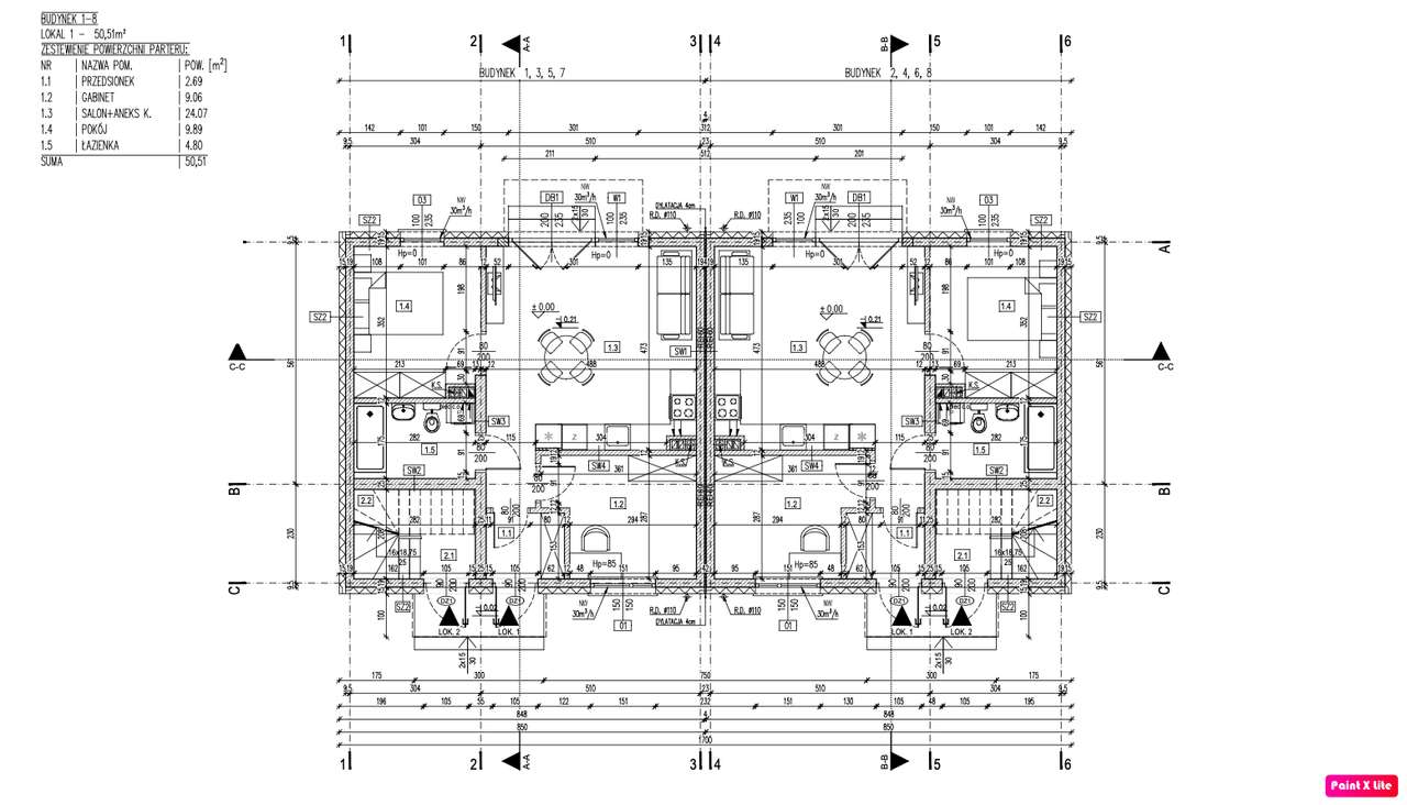 Kobyłka – 50,51 m² parter z ogródkiem + 2 miejsca postojowe-5