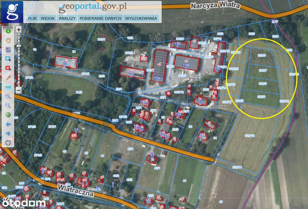 widokowa działka, bezpośrednio, MPZP, prąd dojazd-2