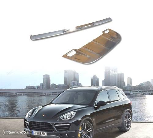 SPOILER FRONTAL + TRASEIRO PARA PORSCHE CAYENNE II 2010+ - 1