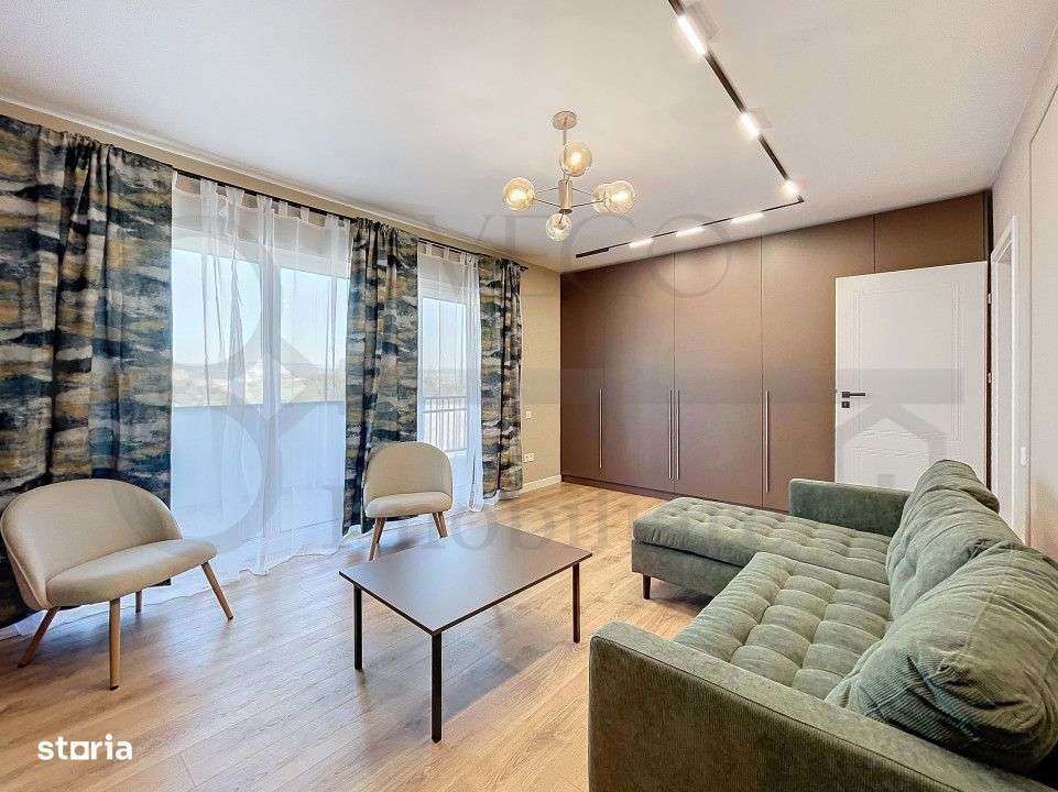 2 camere, 56 mp, complet mobilat, terasa 26 mp, aproape de Iulius Mall - Imagine principală: 2/18