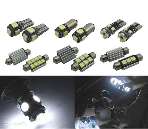 KIT COMPLETO 13 LAMPADAS LED INTERIOR PARA OPEL ASTRA J OPC GTC SPORTS TOURER 09-15 - 1