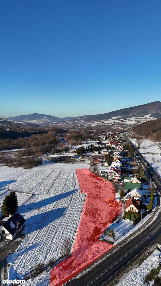 Działka inwestycyjna- Mszana Dolna - Pełny obrazek: 3/9