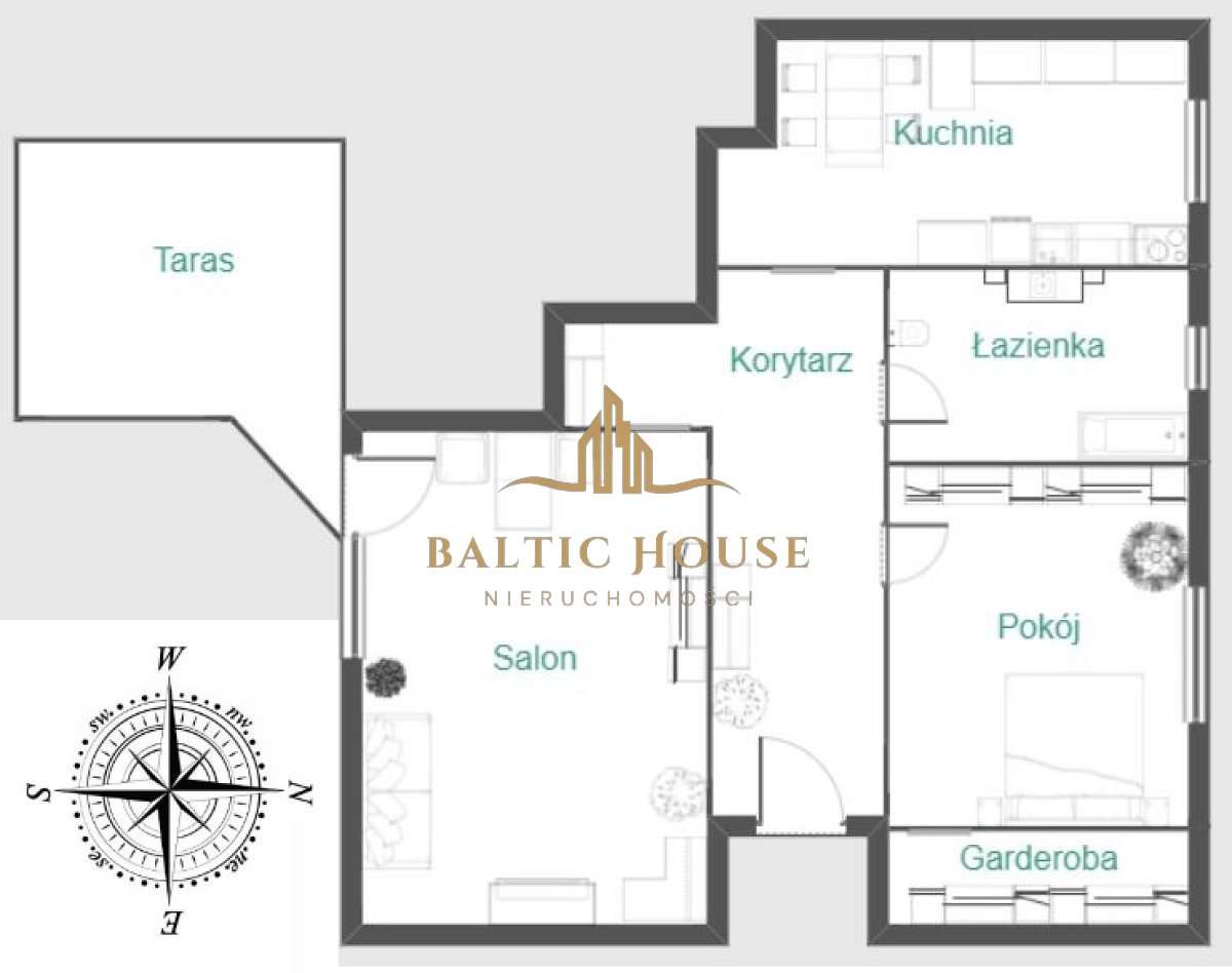 Inwestycja Bezczynszowe 2 pokoje Ciche-0
