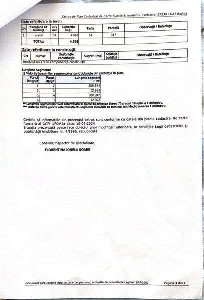 Teren intravilan strada fulger Buftea Gara - Imagine principală: 4/4