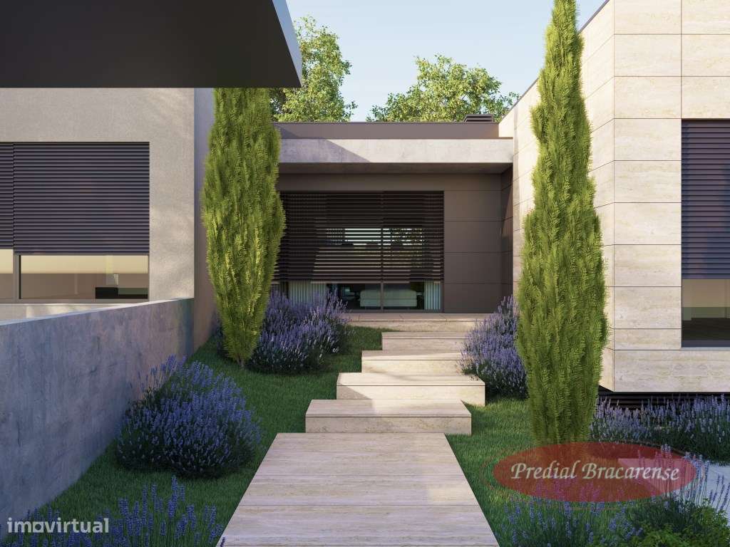 Moradia de R/C na Cidade de Braga, com piscina.-3