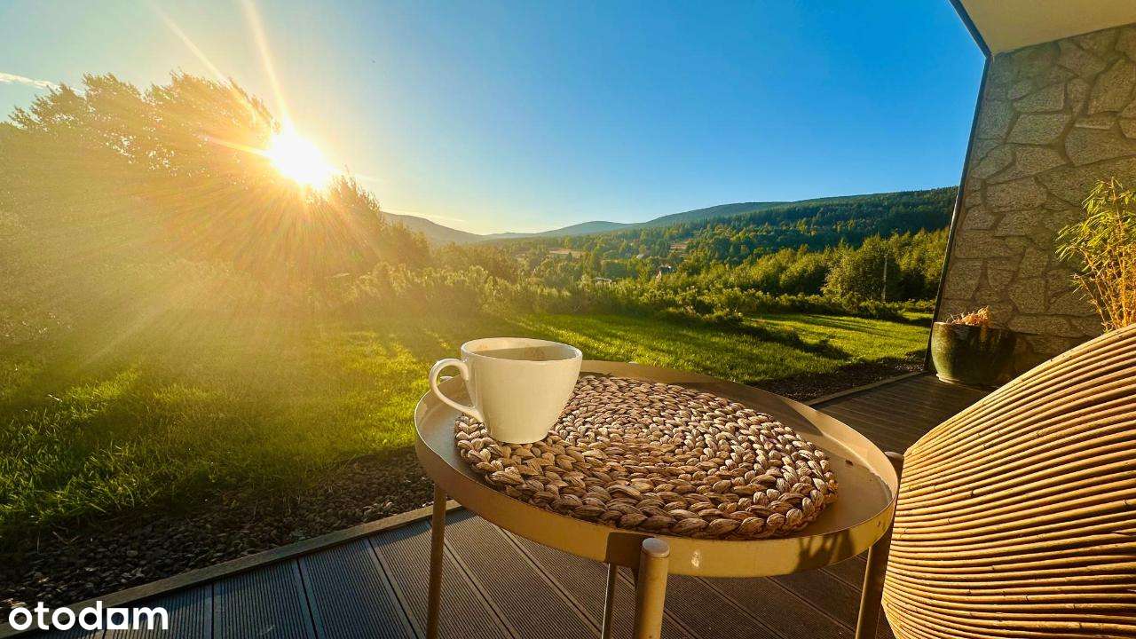 Apartament z zielonym tarasem, sauna, narciarnia, widoki, przy stoku-11