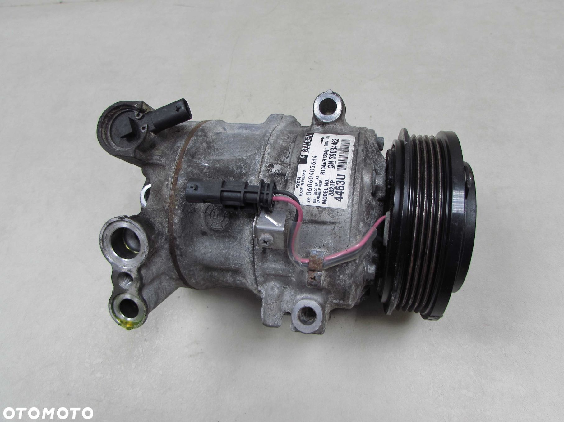 OPEL ASTRA V K CORSA E 1.0 T SPREZARKA KOMPRESOR KLIMATYZACJI 39034463 4463U 15-18 - 1