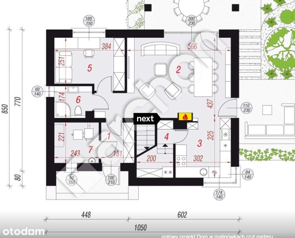 Dom wolnostojący,stan deweloperski,Wola Rzędzińska-7