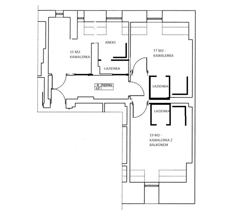 Trzypak - 3 kawalerki - Gratka dla Inwestora-2