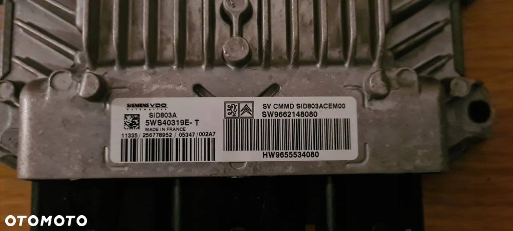 KOMPUTER 5WS40319E-T 9662148080 PEUGEOT CITROEN - 2