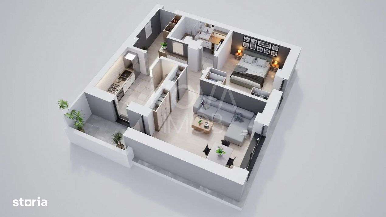 Apartament 2 camere, decomandat, ansamblu nou Calea Surii Mici-6