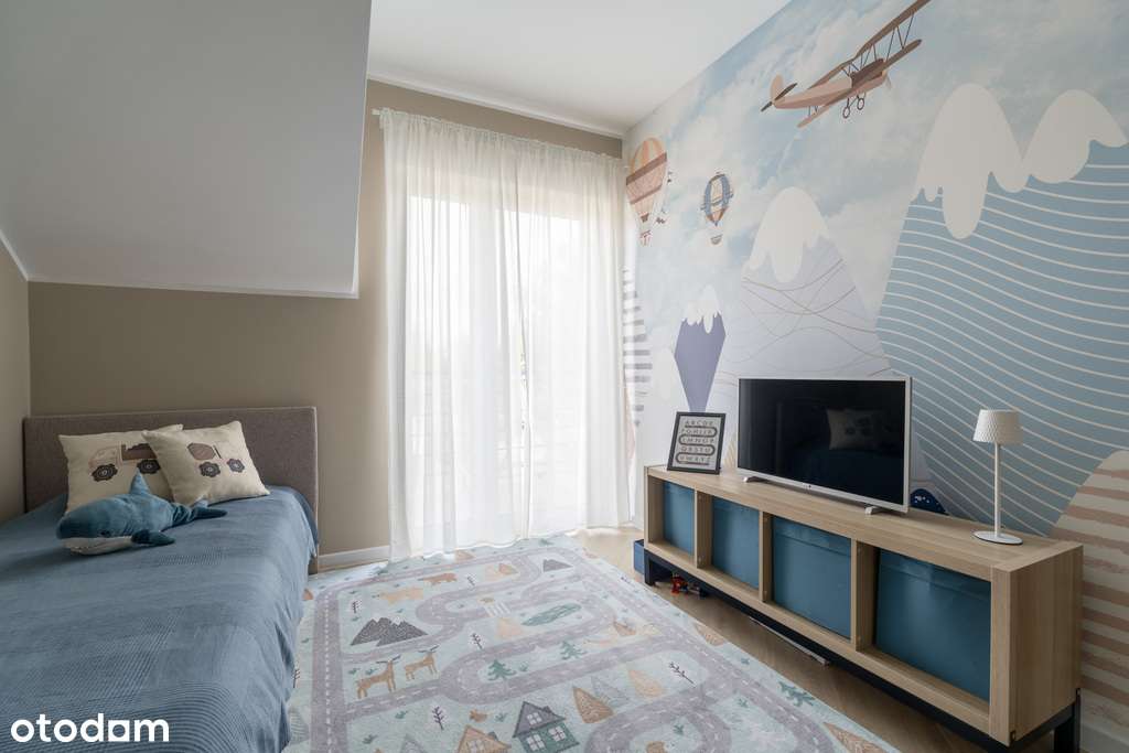 4 pok | taras | ogród zimowy | bliźniak | Psary |-14