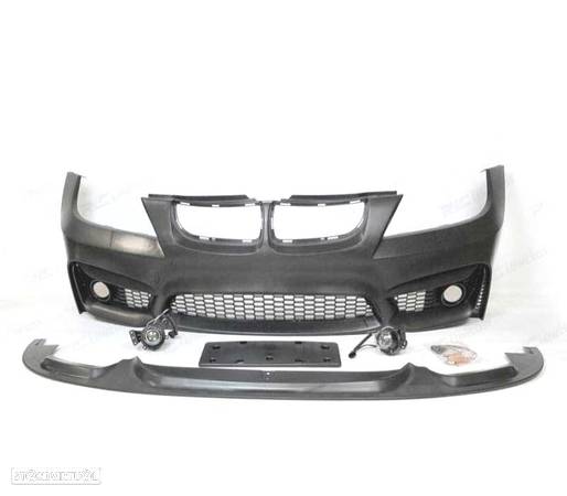 PARA-CHOQUES FRONTAL PARA BMW E90 E91 LCI 08- LOOK M4 + SPOILER FRONTAL - 2