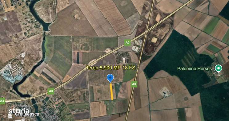 Vanzare Teren 8.900 MP Intravilan Tarla 15-Ștefanestii de Jos, Zona n - Imagine principală: 2/2