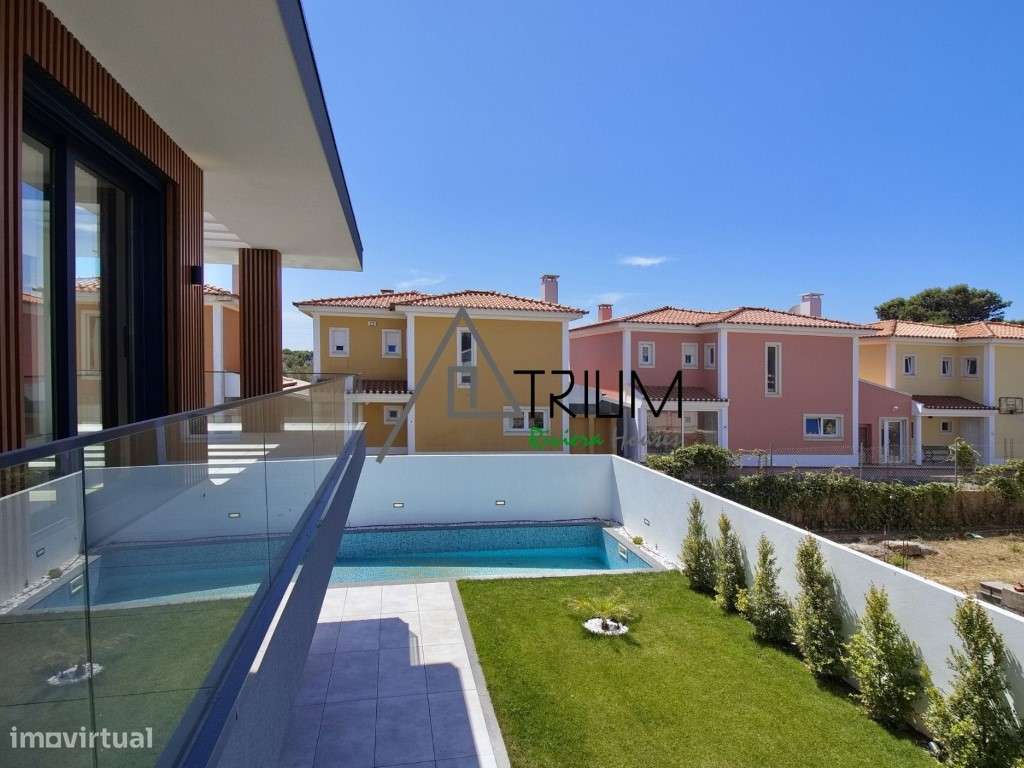 Moradia Contemporânea de Luxo com Piscina Aquecida, Jardim e Cave M...-41