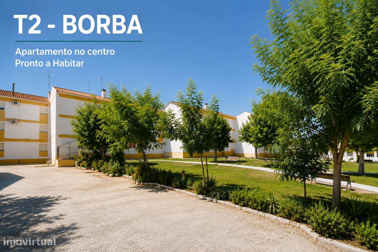 Apartamento T2 no Centro de Borba | Pronto a Habitar-0