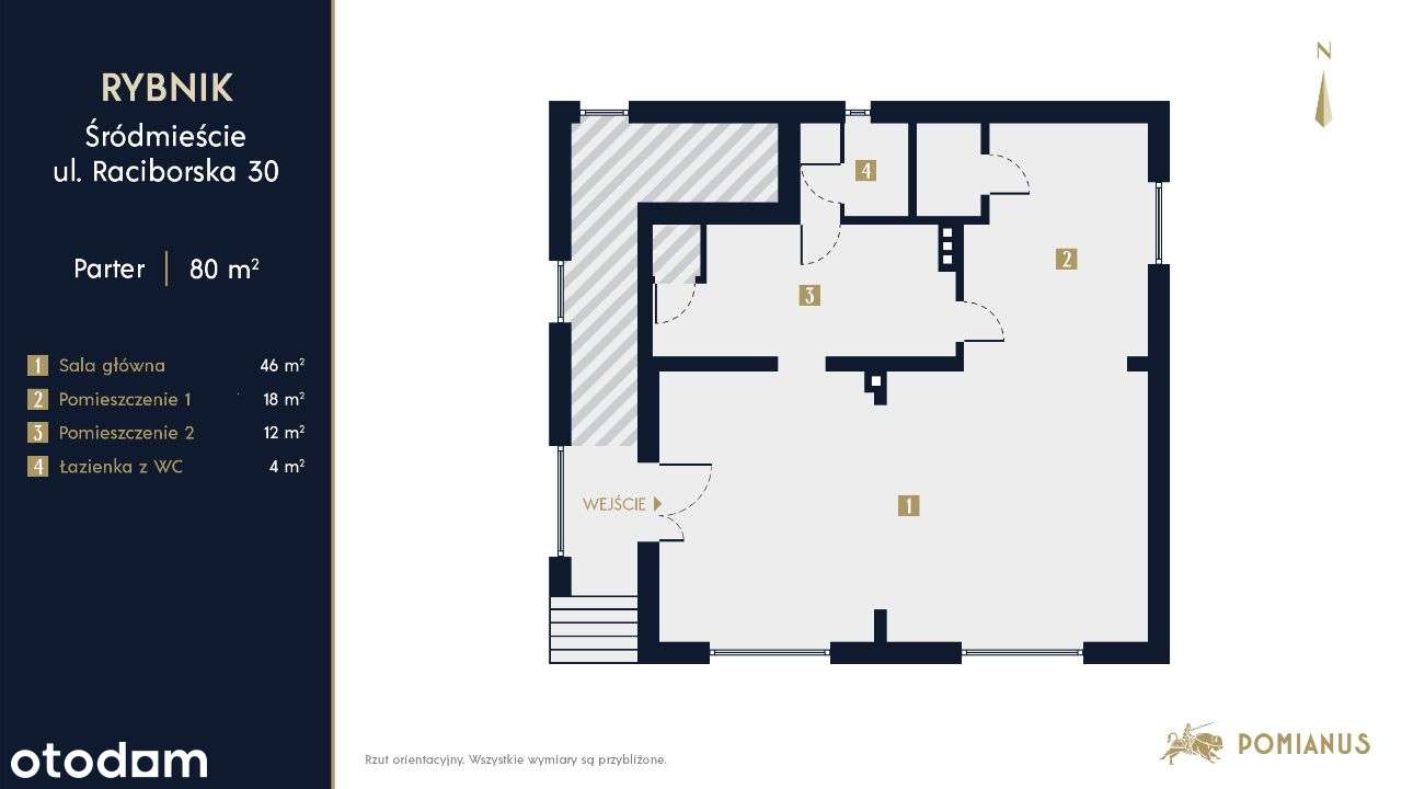 Lokal użytkowy 80 mkw | Rybnik przy CH Plaza - Pełny obrazek: 4/4