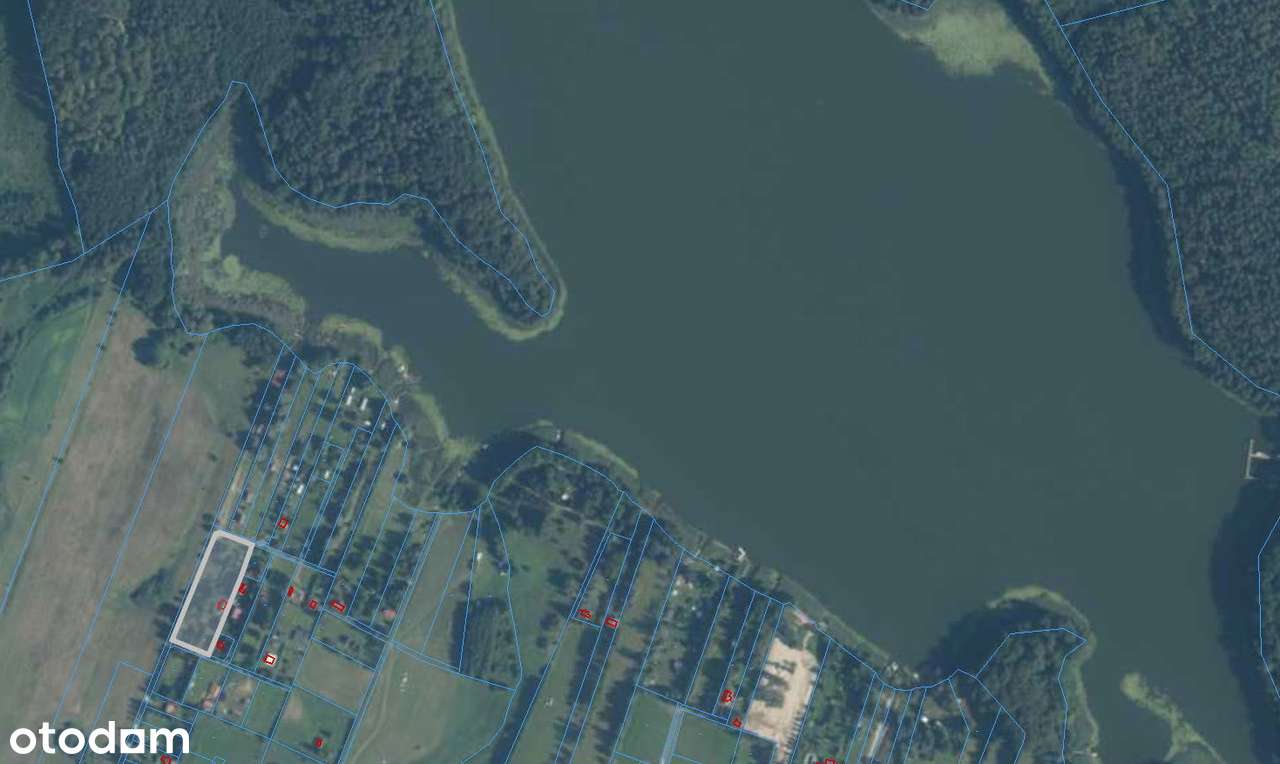 Działka budowlana w Liksajnach położona 250 m od Jeziora Ruda Woda-1