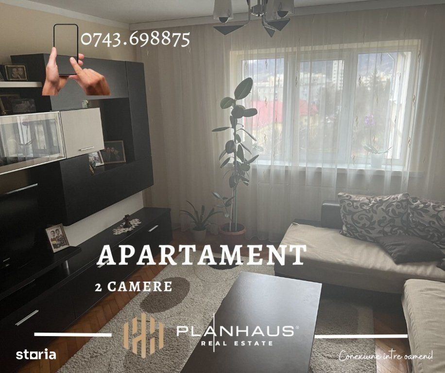 Apartament de vânzare,2 camere Traian zona Dalia