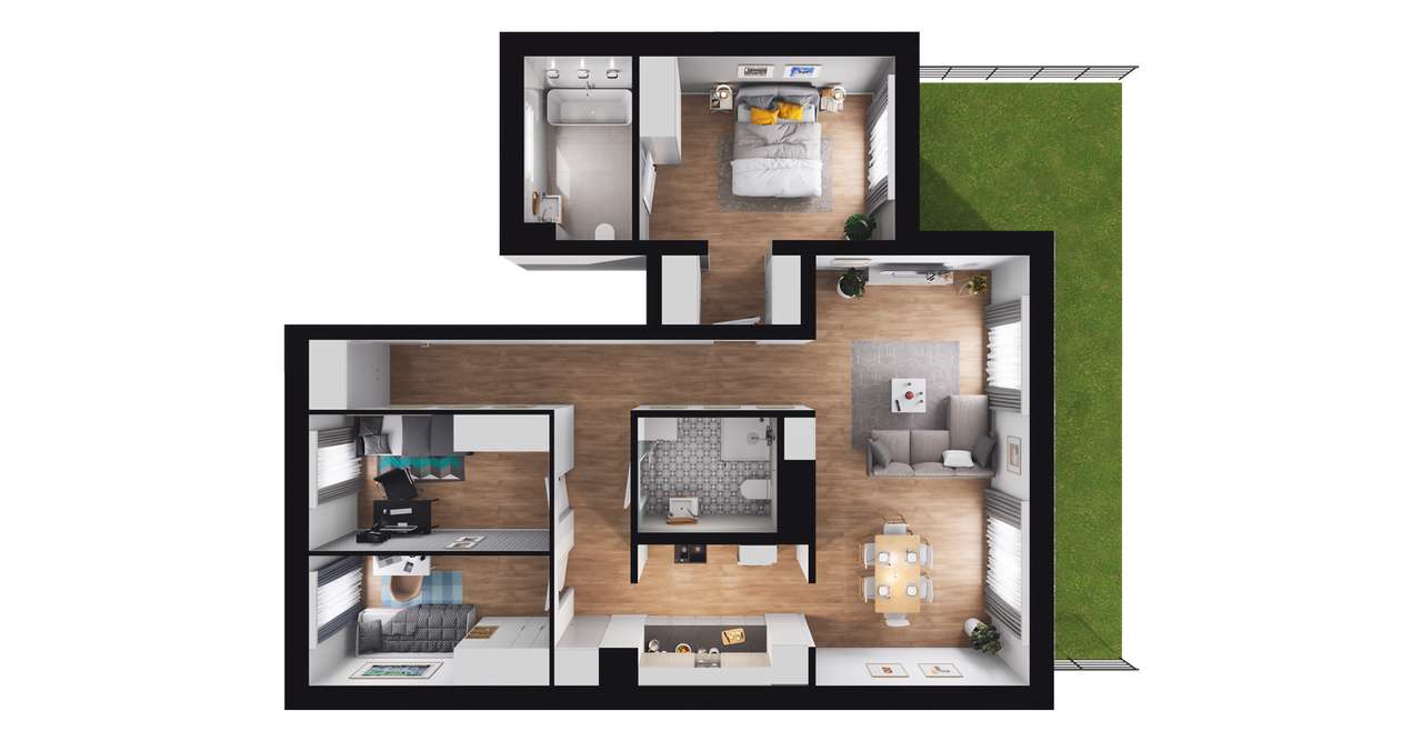 Osiedle Zagajnik | mieszkanie 4-pok. | 27/A - Pełny obrazek: 4/8