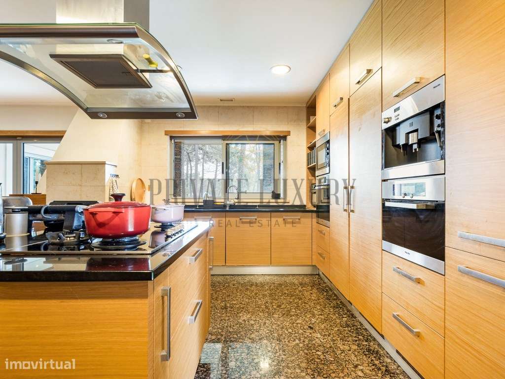 Moradia T5 na Herdade da Aroeira: Primeira Linha de Golfe com Vista...-13