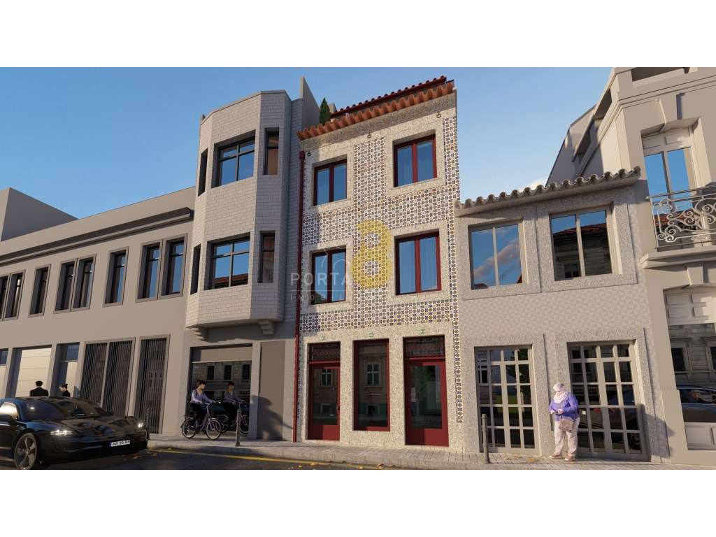 Apartamento T0 na Baixa do Porto com varanda e mezanine - Grande imagem: 3/43